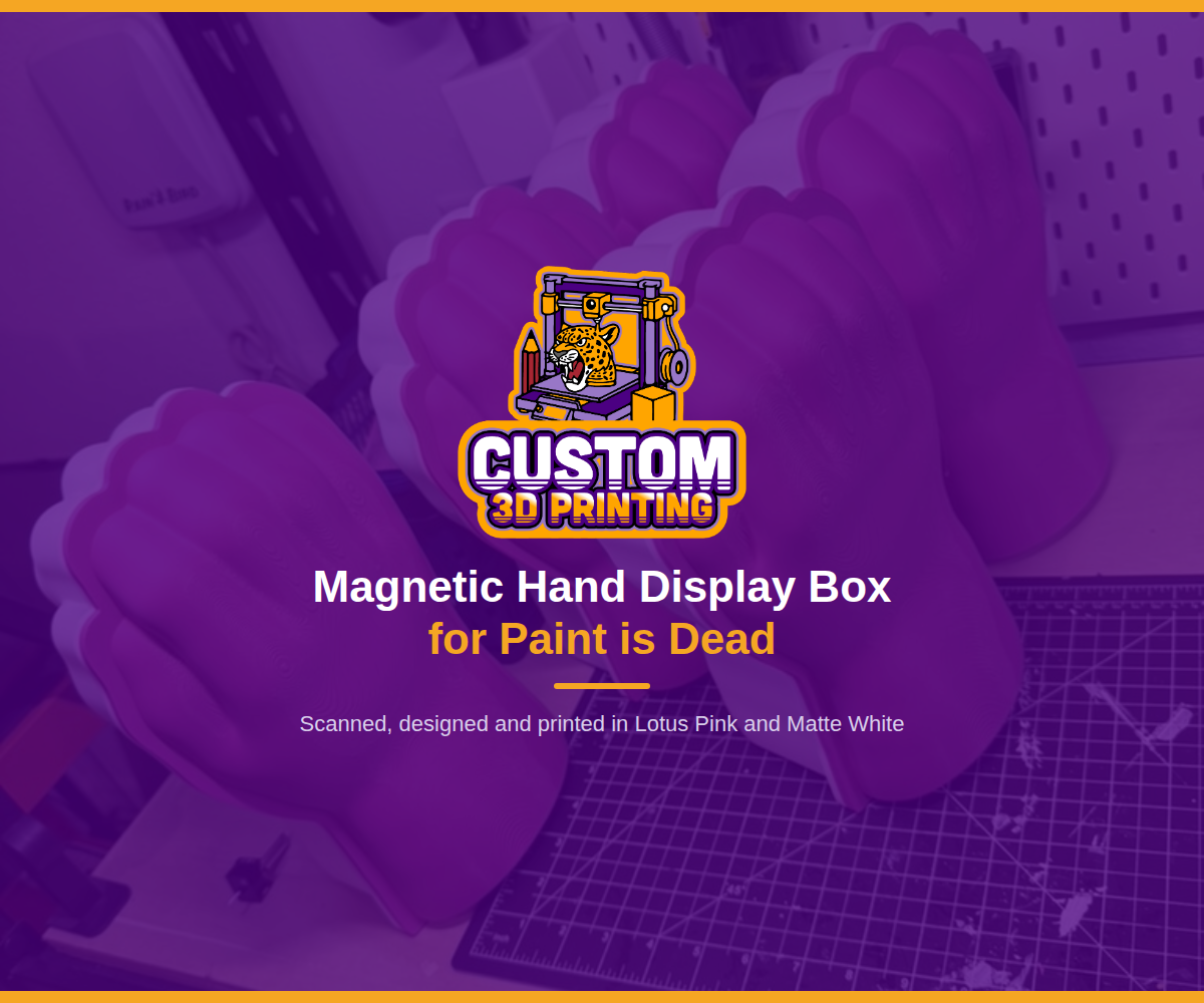 Magnetic Hand Display Box for Paint is Dead – Ready to Print 3D project