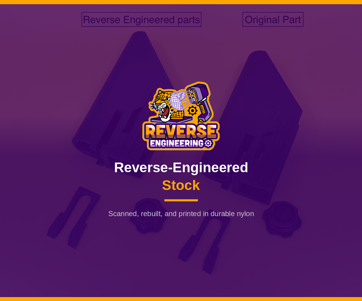 Reverse-Engineered Replacement Stock -  Discontinued Part Reproduction