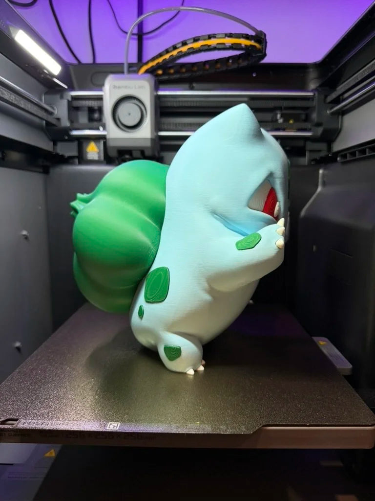 Bulbasaur Window Presser | Pokémon Inspired 3D Window Decoration | Grass Starter Glass Display | 3D Printed Anime Decor | Gamer Gift