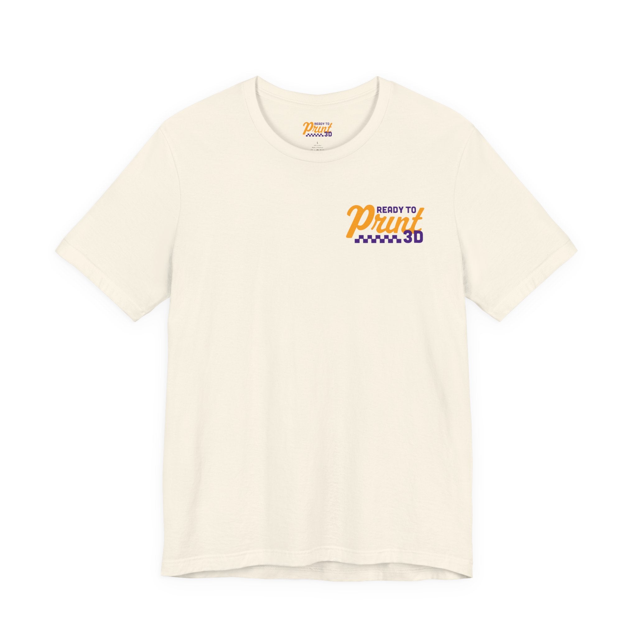 Ready to Print 3D & UV – Purple / Orange T-Shirt