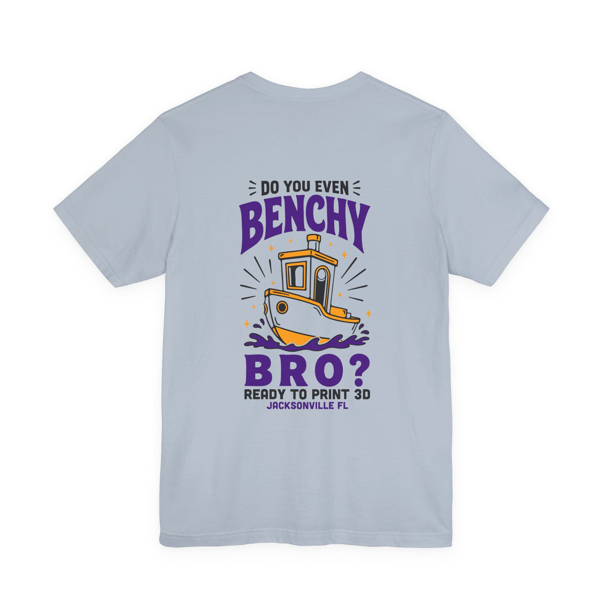Do You Even Benchy Bro? 3D Printing T-Shirt in Light Blue – image 13 of 20