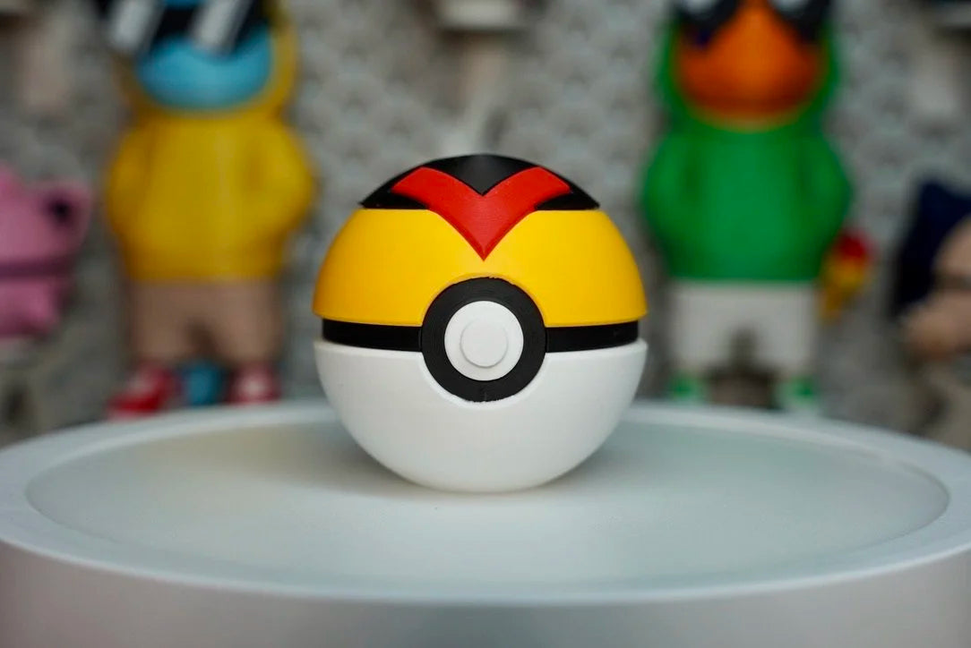 Level Ball Poké Ball Replica – 3D Printed Pokémon Collector’s Display Prop