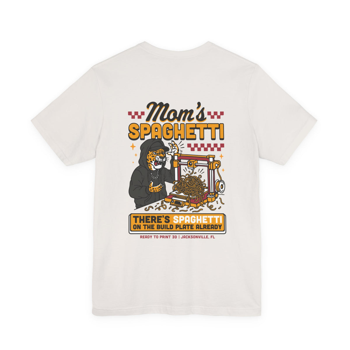 Mom's Spaghetti 3D Printing T-Shirt in Vintage White – image 17 of 20