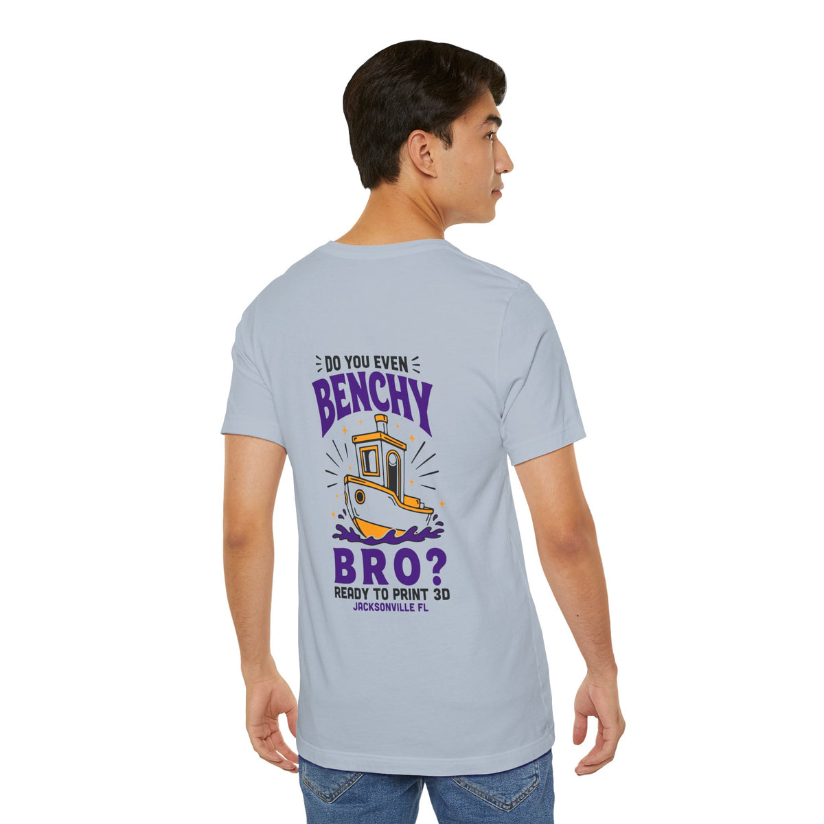 Do You Even Benchy Bro? 3D Printing T-Shirt in Light Blue – image 15 of 20