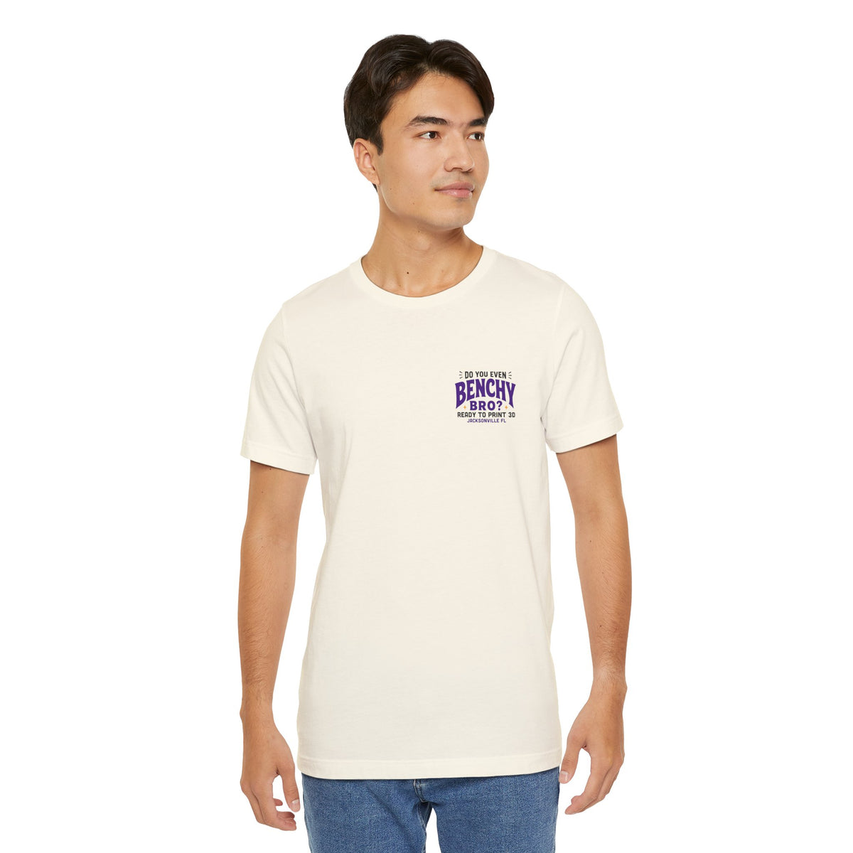 Do You Even Benchy Bro? 3D Printing T-Shirt in Natural – image 4 of 20