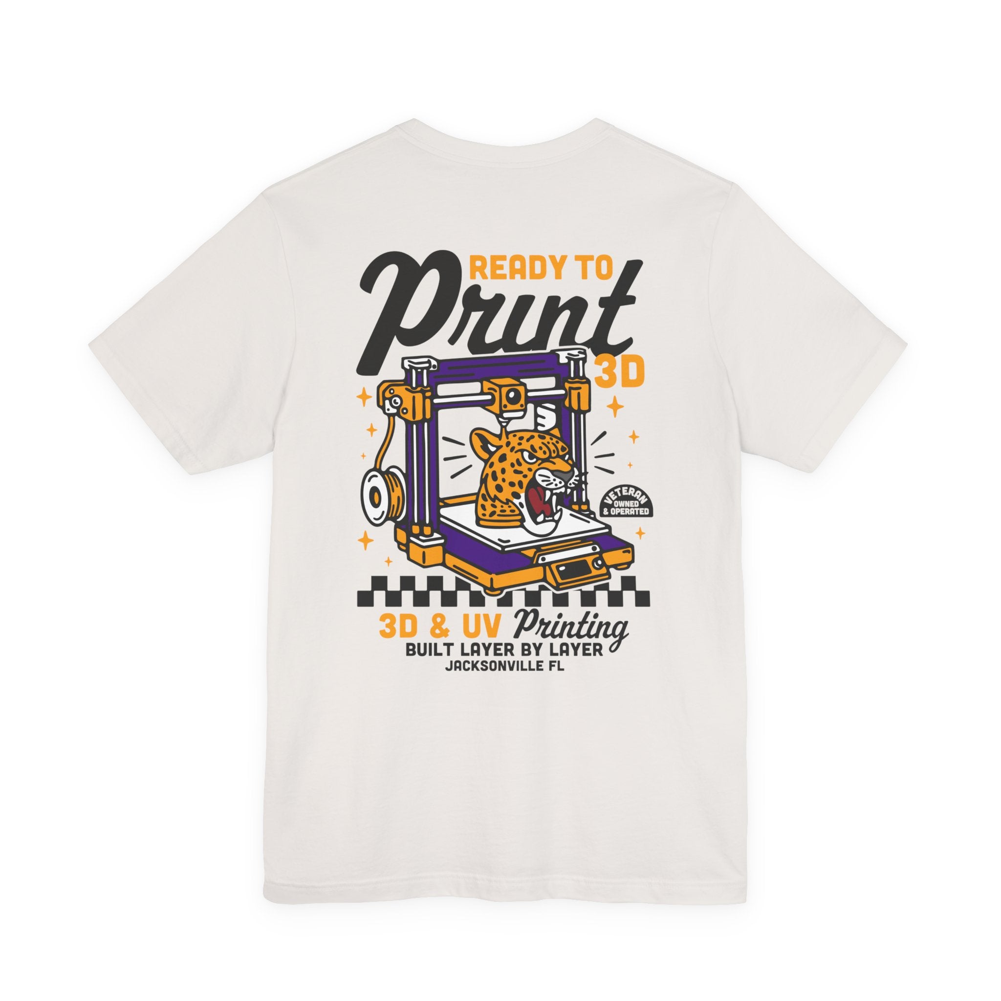 Ready to Print 3D & UV – Full Color T-Shirt