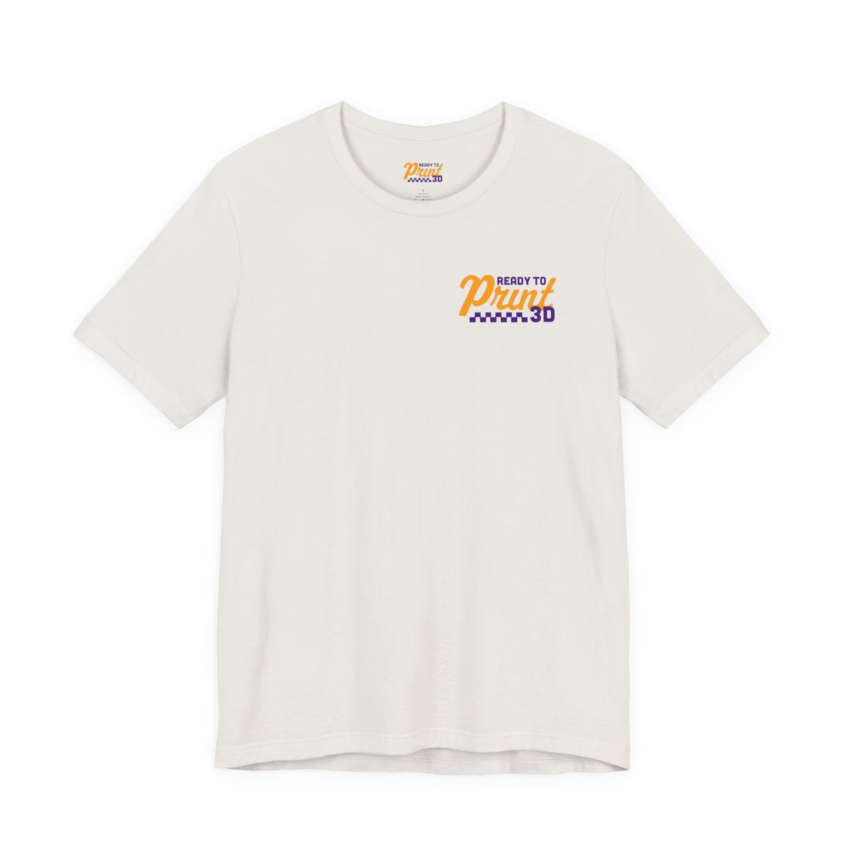 Ready to Print 3D & UV – Purple / Orange T-Shirt in Vintage White – image 18 of 20