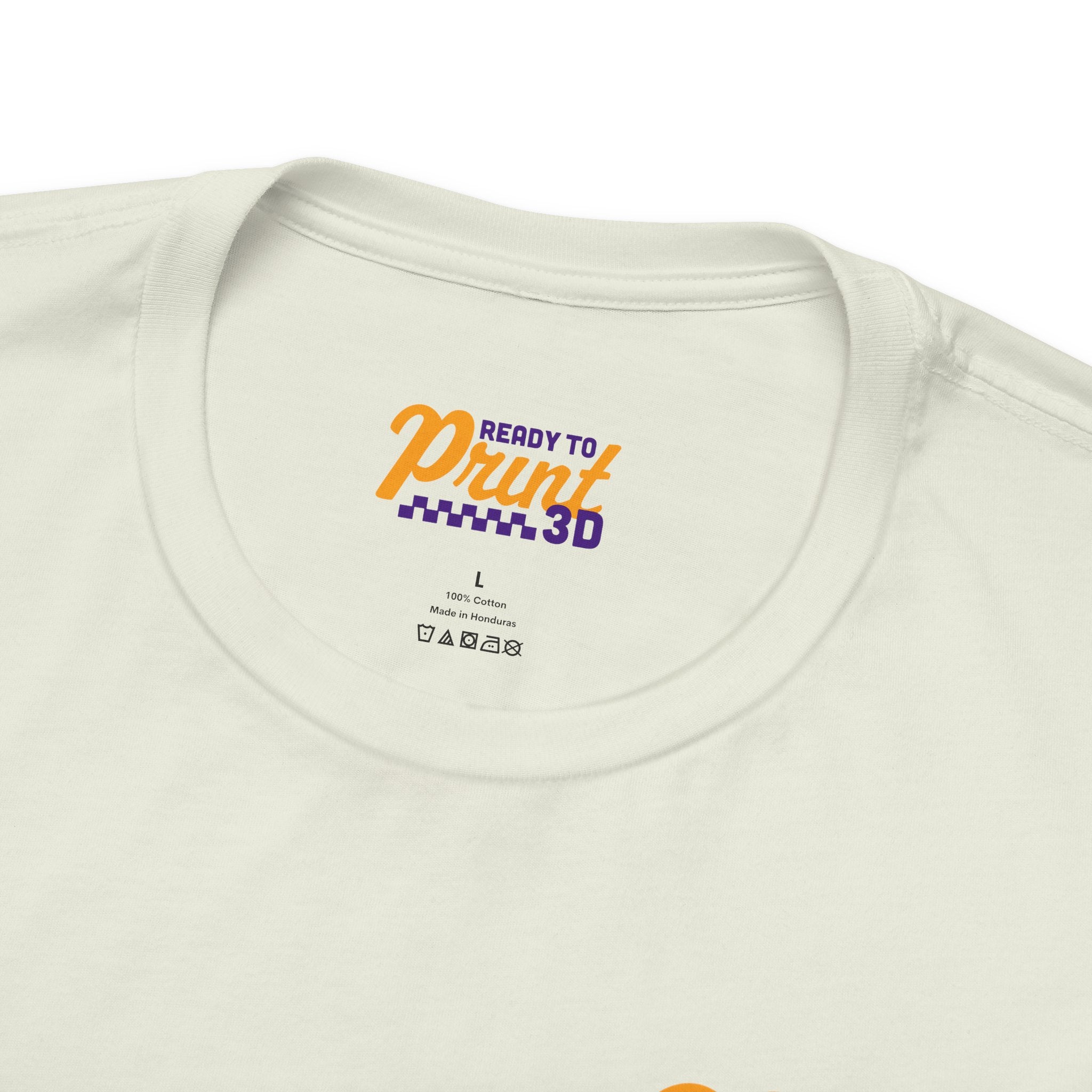 Ready to Print 3D & UV – Purple / Orange T-Shirt