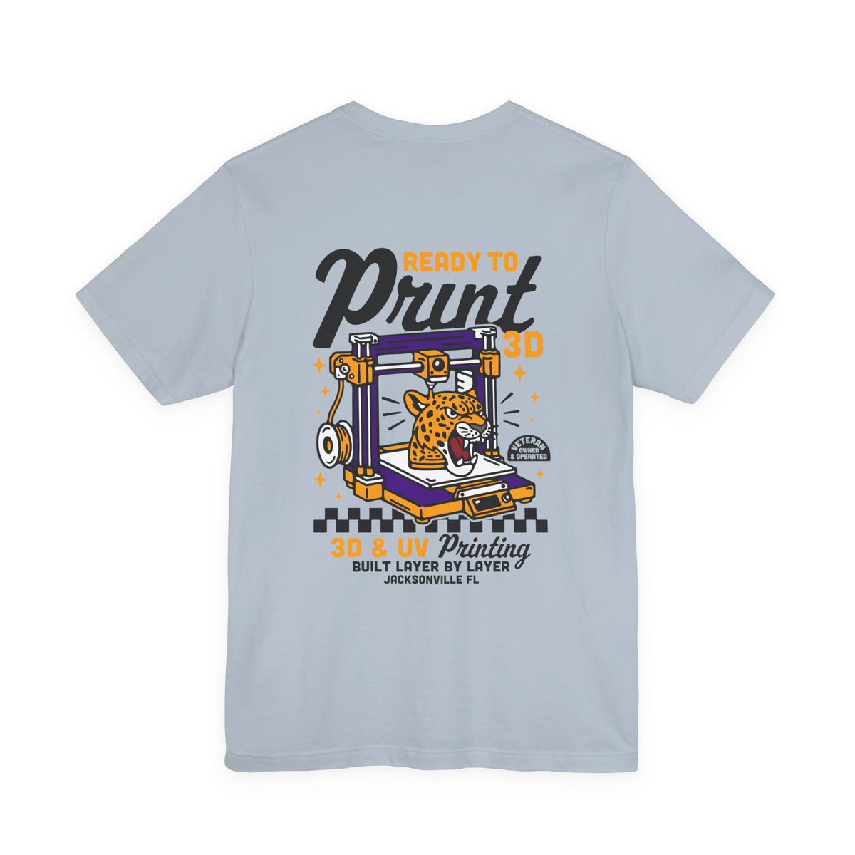 Ready to Print 3D & UV – Full Color T-Shirt in Light Blue – image 9 of 20