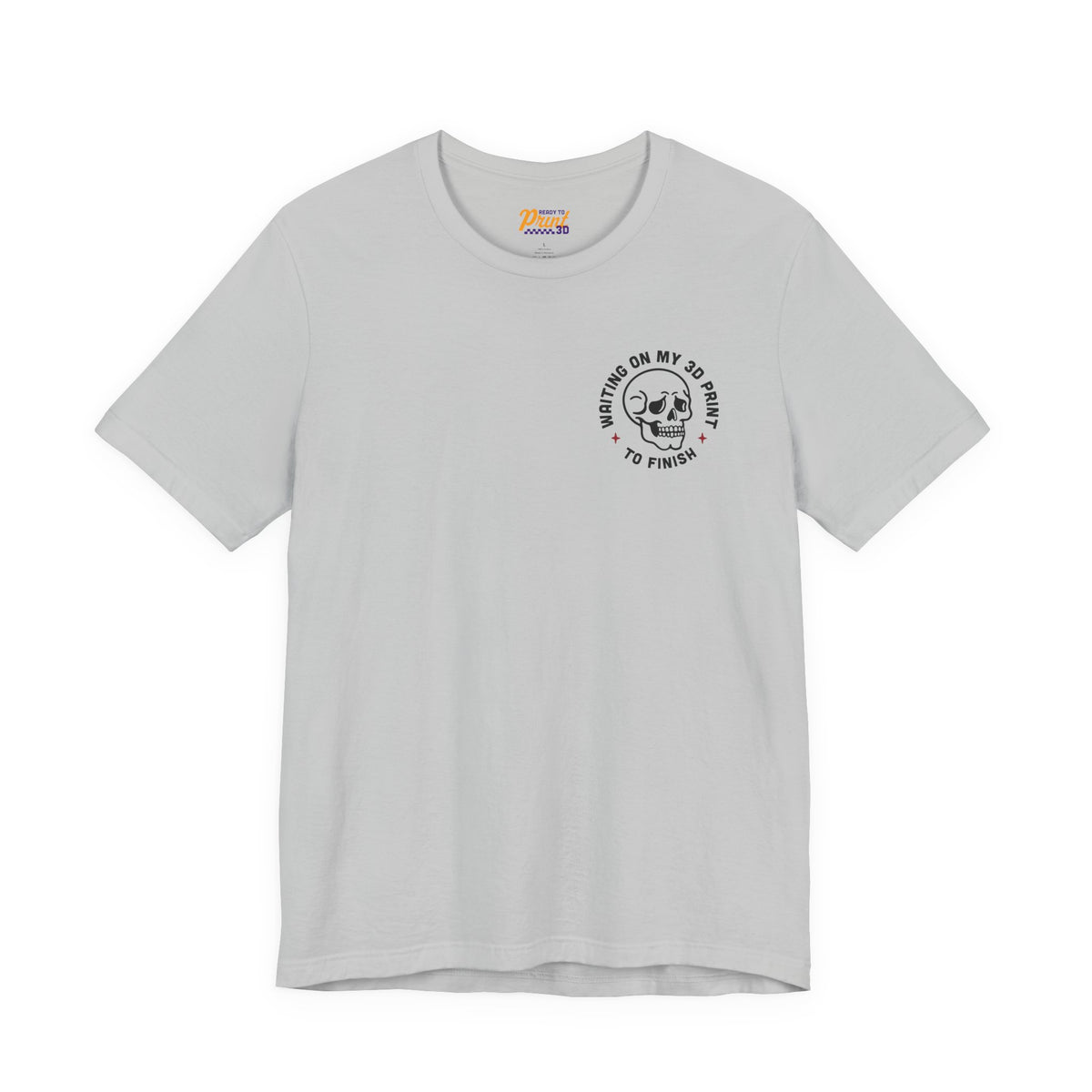 Waiting on My 3D Prints T-Shirt in Solid Athletic Grey – image 14 of 20