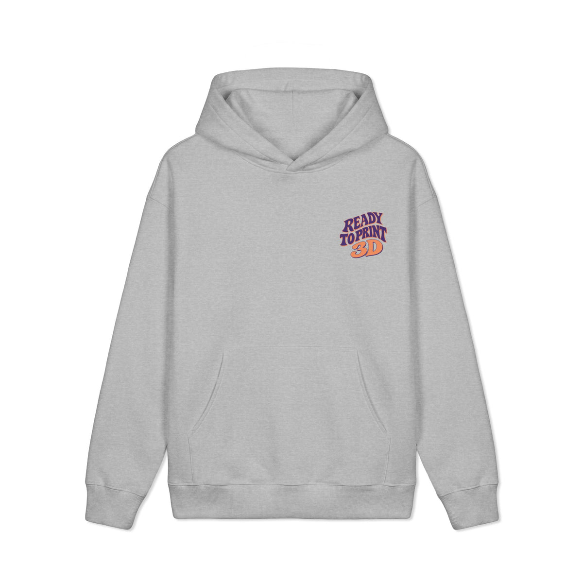 Anti Social Maker Club Heavyweight Hoodie in Grey Heather – image 3 of 6