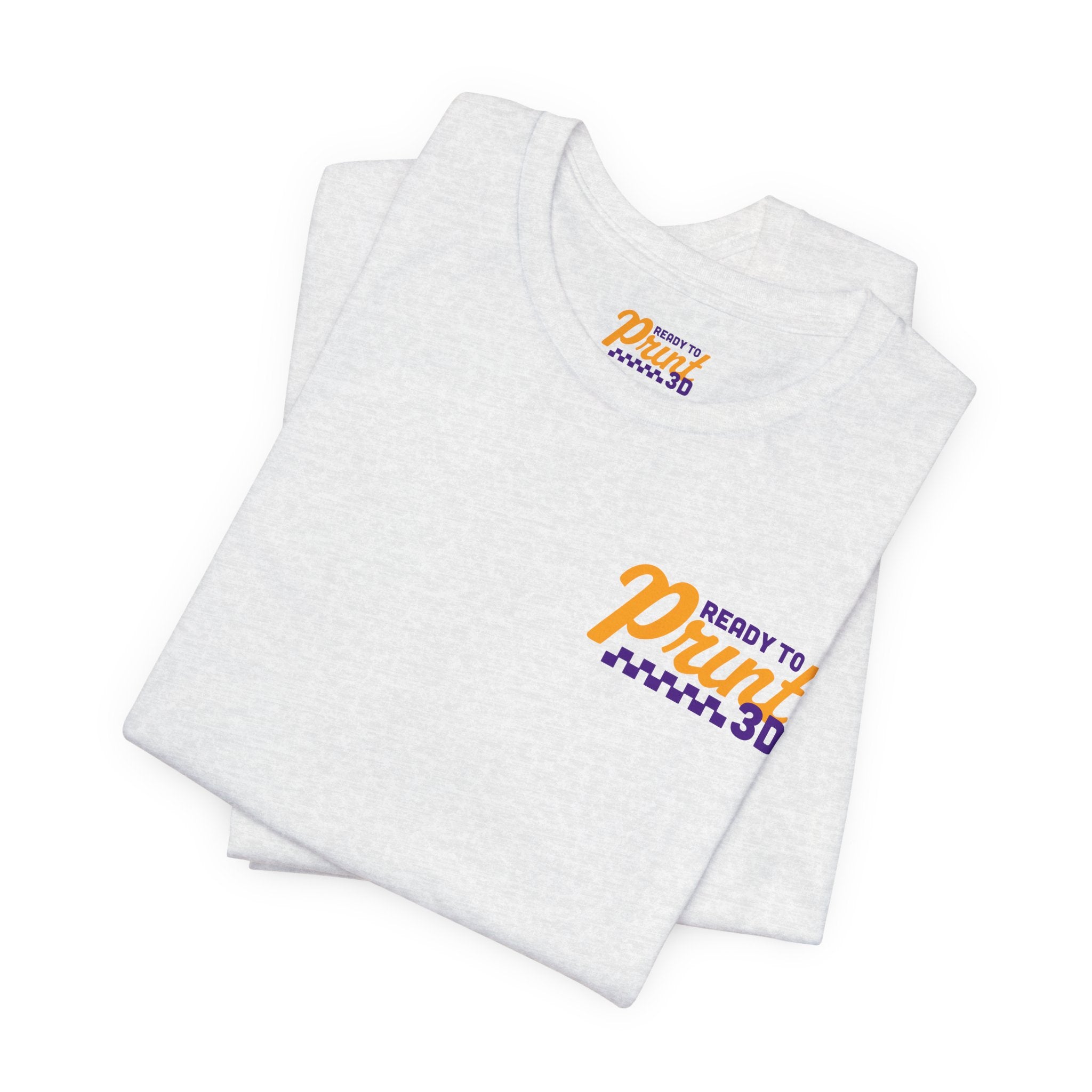 Ready to Print 3D & UV – Purple / Orange T-Shirt