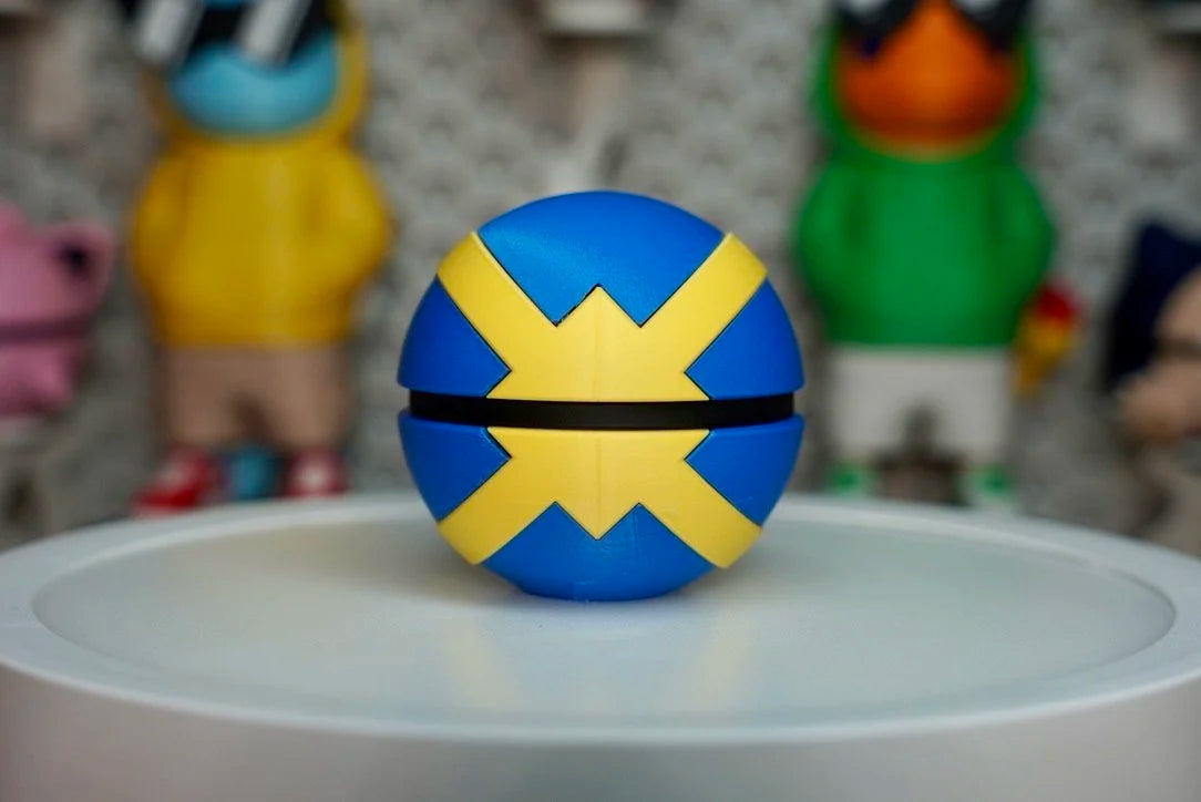 Quick Ball Poké Ball Replica – 3D Printed Pokémon Display Collectible