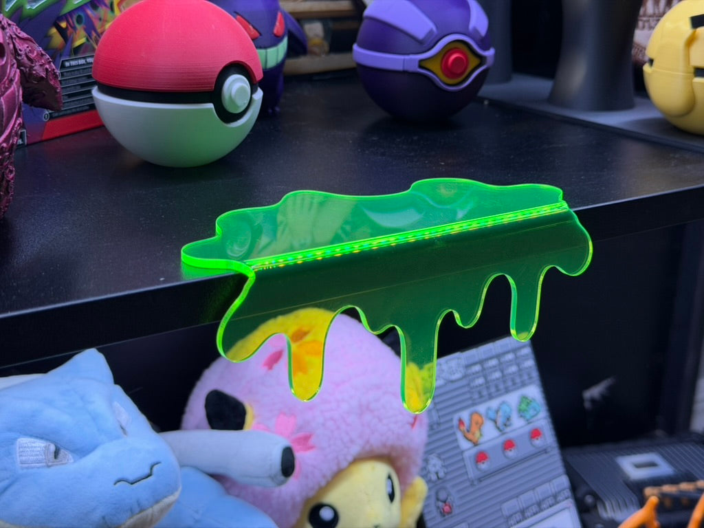 Custom Drippy Acrylic Shelf – Laser Cut, Multiple Sizes