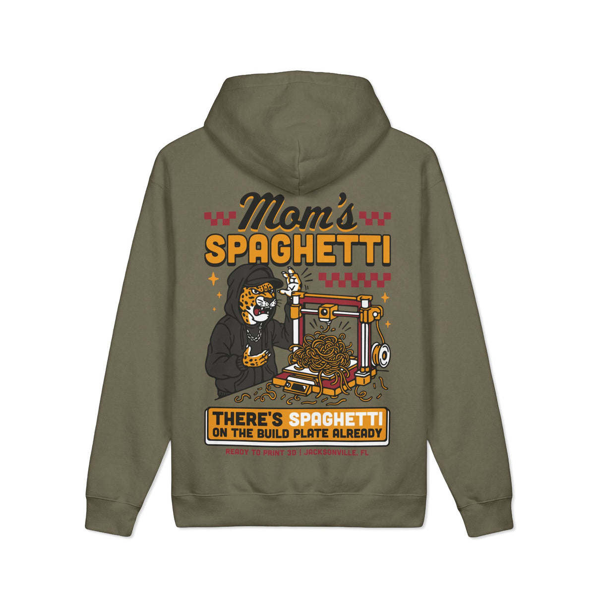 There's Spaghetti on the Build Plate Heavyweight Hoodie – image 5 of 6