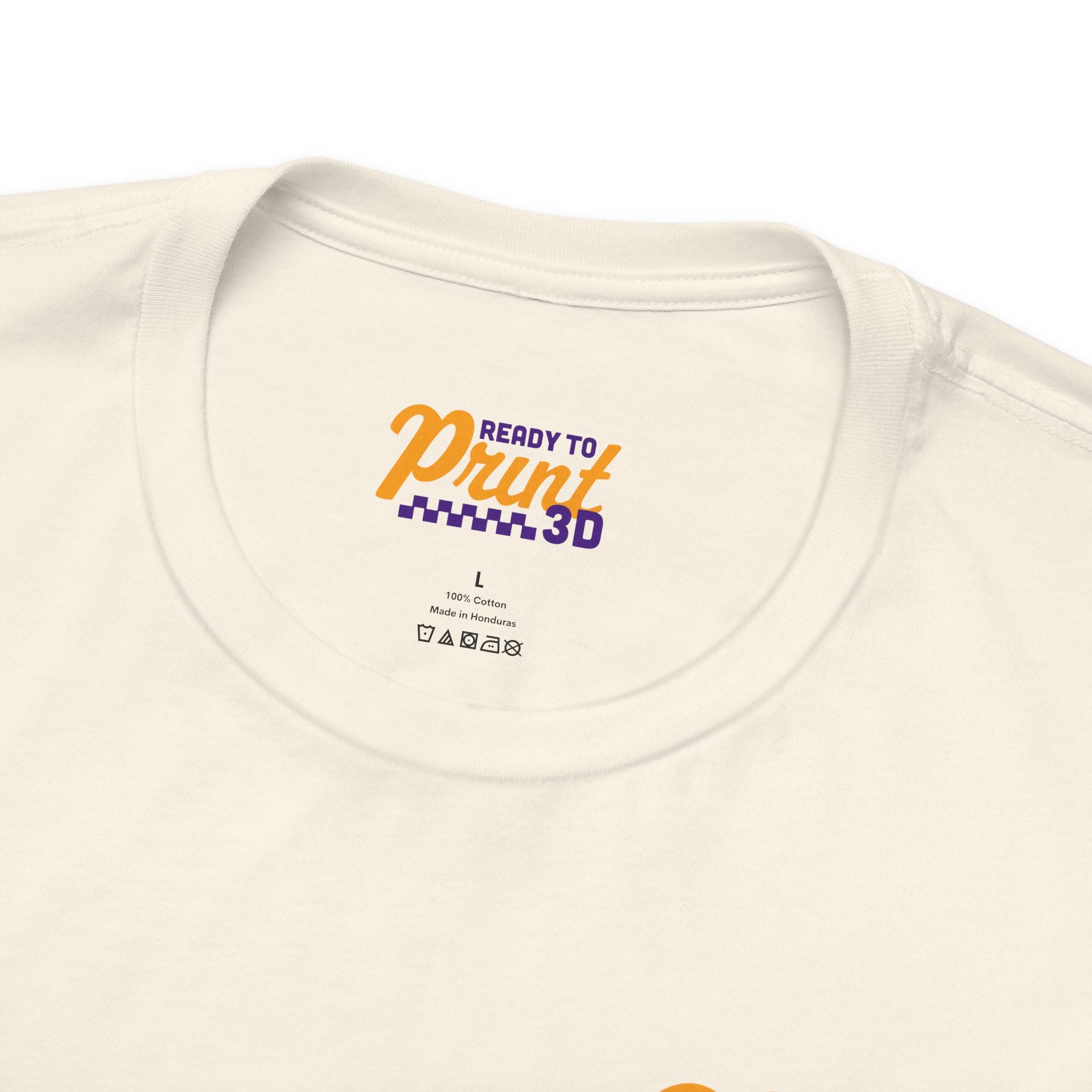 Ready to Print 3D & UV – Purple / Orange T-Shirt