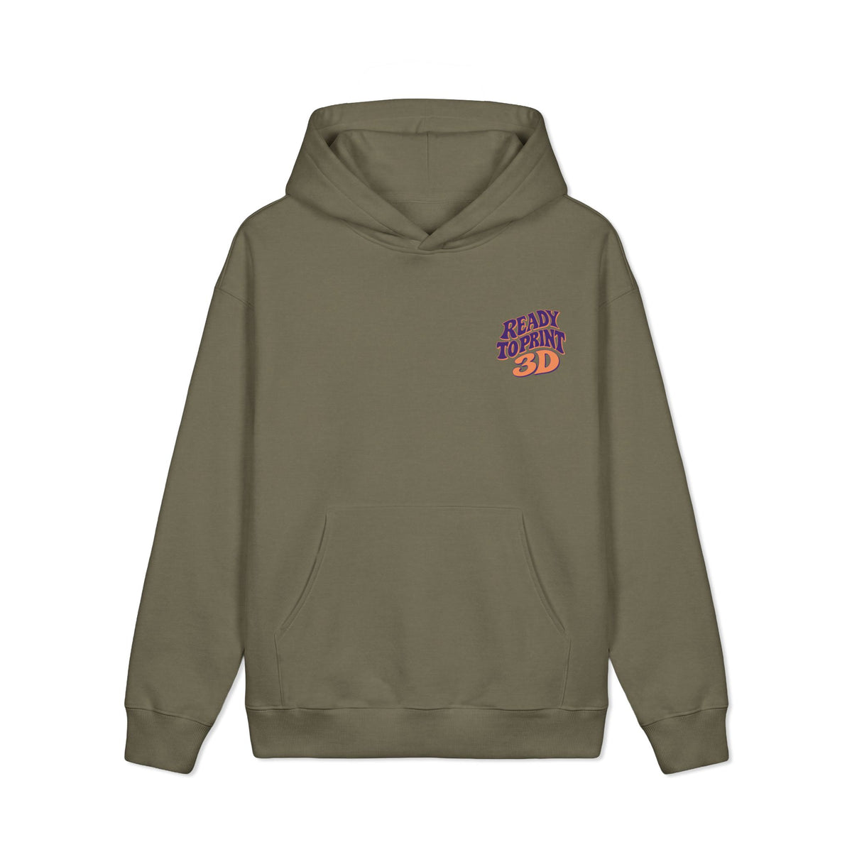 Anti Social Maker Club Heavyweight Hoodie in Olive – image 2 of 6