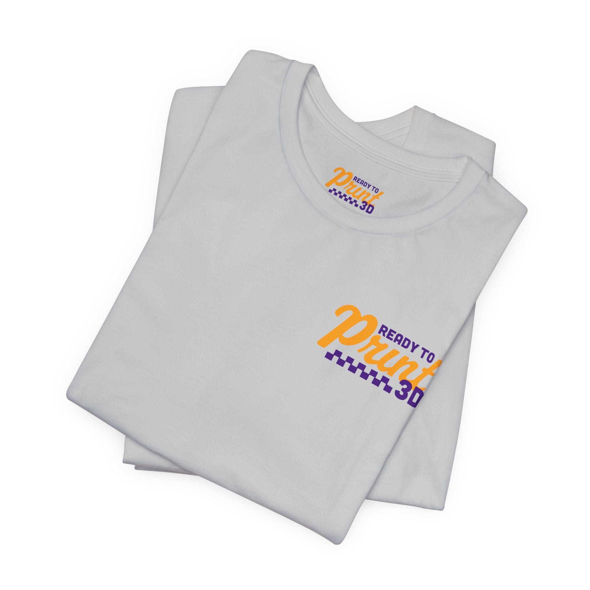 Ready to Print 3D & UV – Purple / Orange T-Shirt