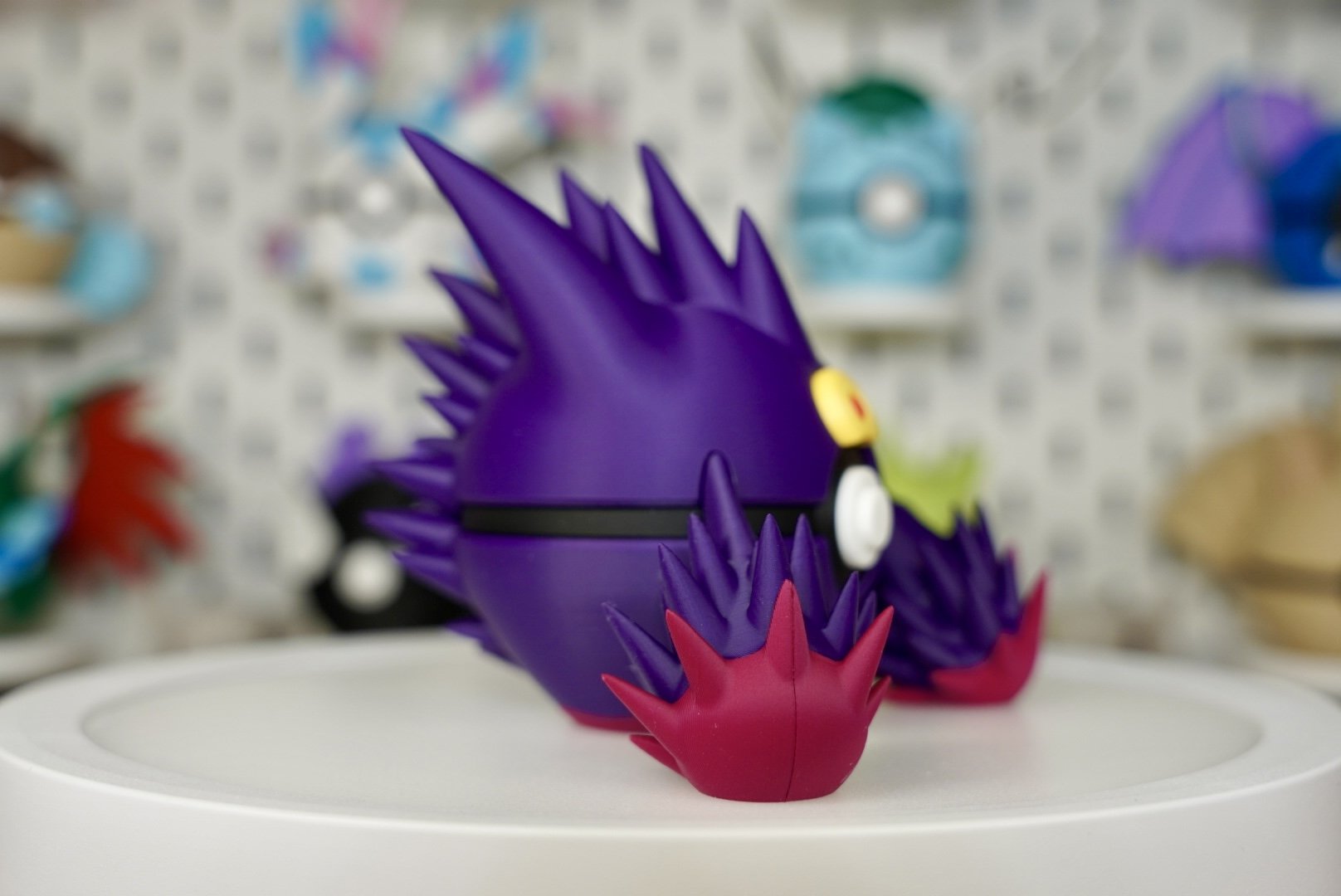 Pokémon-Inspired 3D Printed Poké Ball – Mega Gengar
