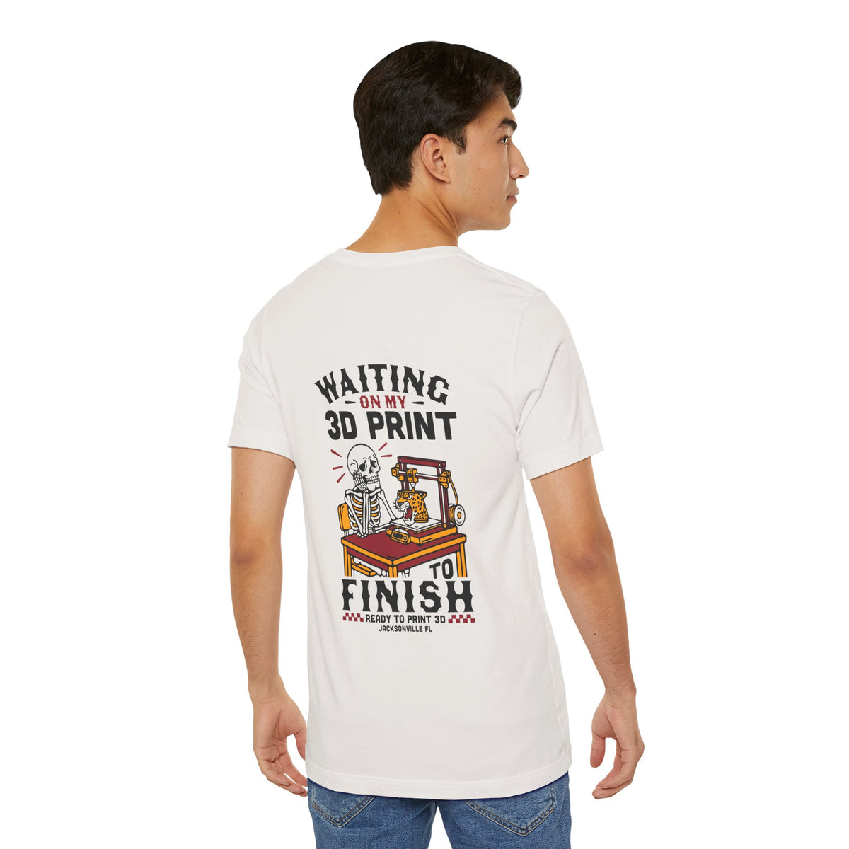 Waiting on My 3D Prints T-Shirt in Vintage White – image 20 of 20
