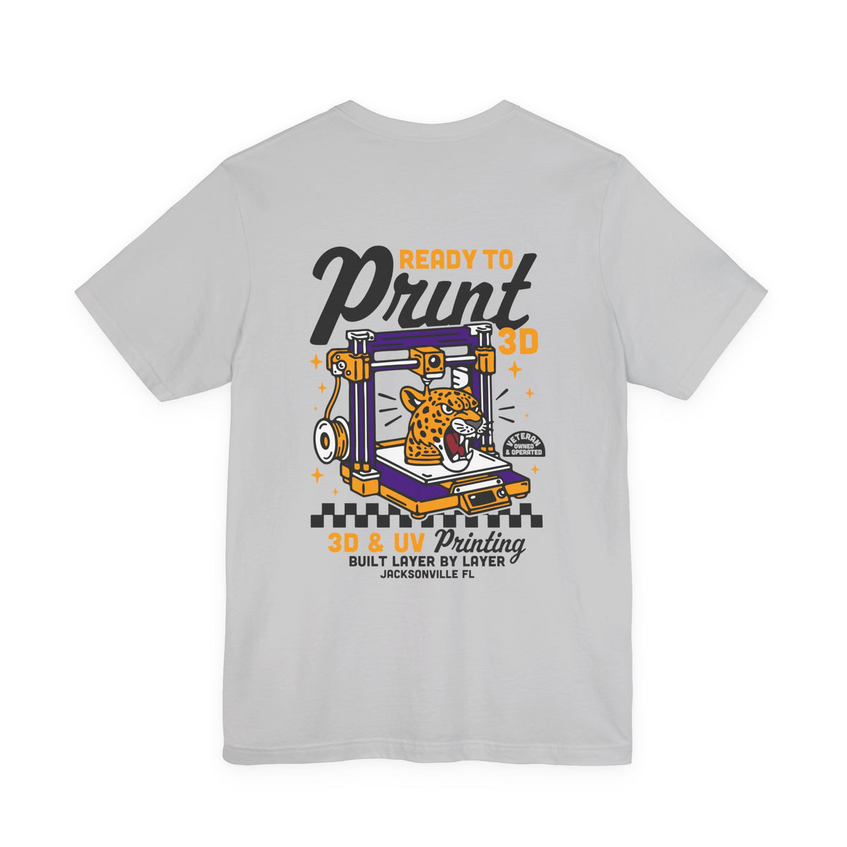 Ready to Print 3D & UV – Full Color T-Shirt in Solid Athletic Grey – image 13 of 20