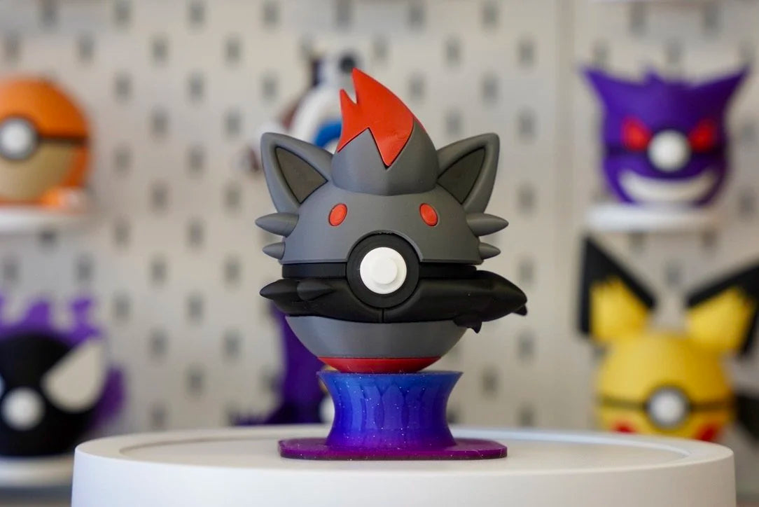 Pokémon-Inspired 3D Printed Character Ball – Zorua