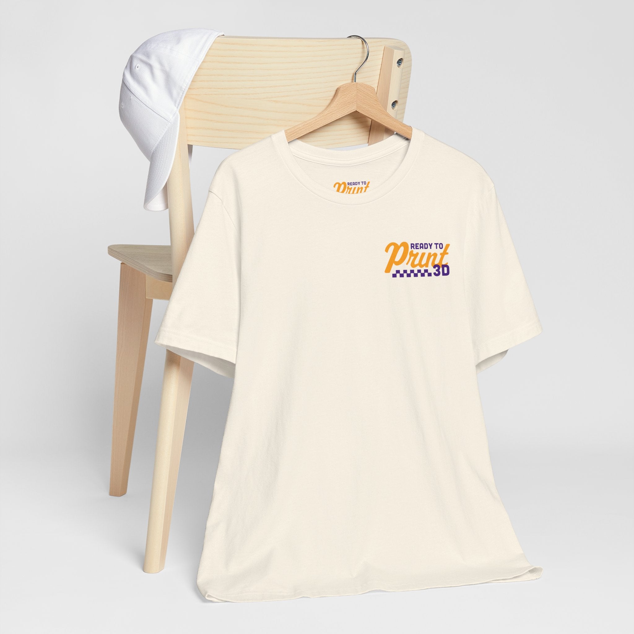 Ready to Print 3D & UV – Purple / Orange T-Shirt