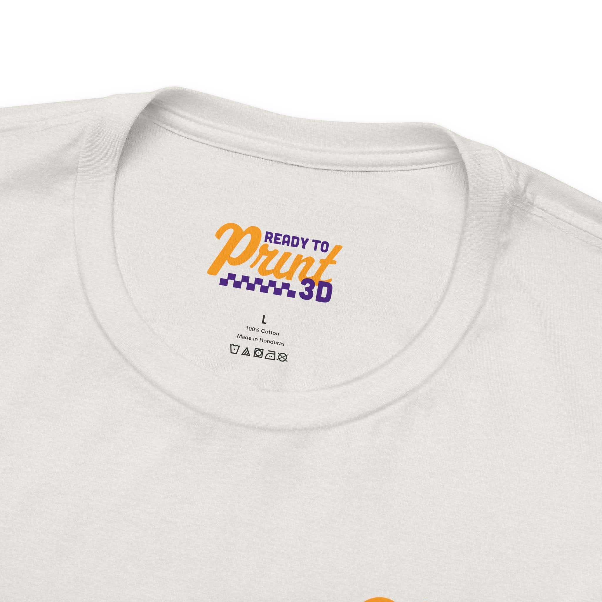 Ready to Print 3D & UV – Purple / Orange T-Shirt