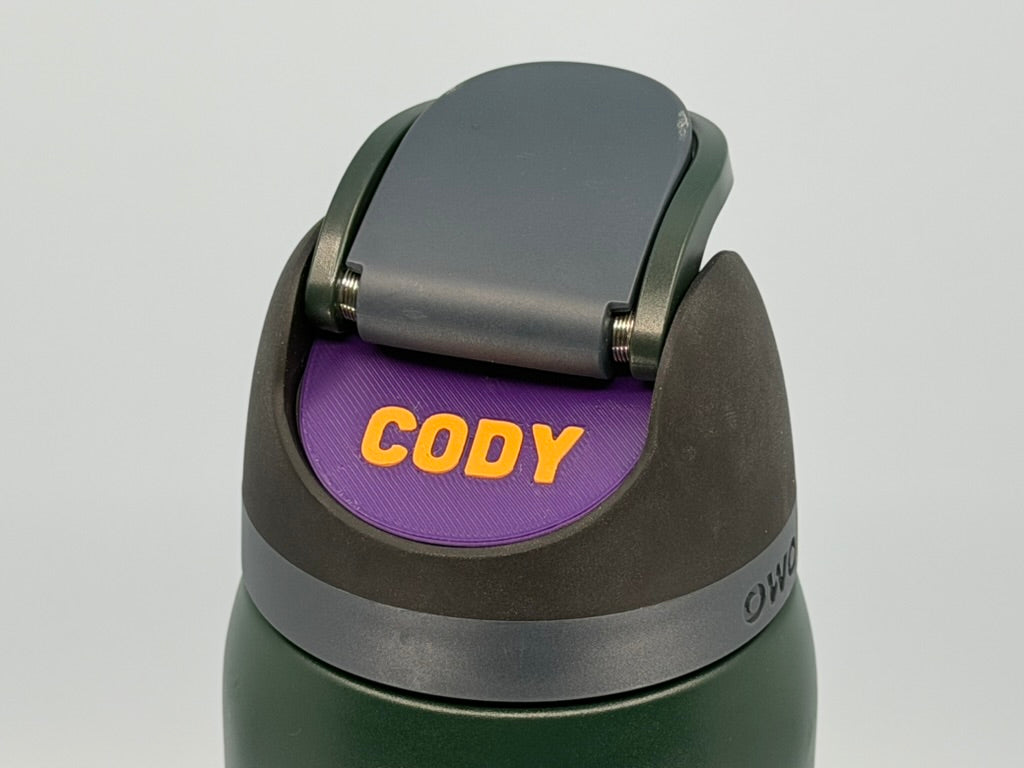 Custom Owala FreeSip Name Plate – Personalized Bottle Tag