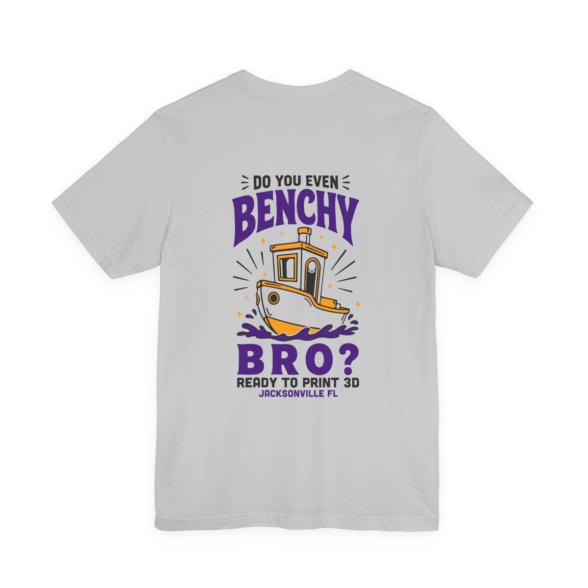 Do You Even Benchy Bro? 3D Printing T-Shirt in Solid Athletic Grey – image 5 of 20