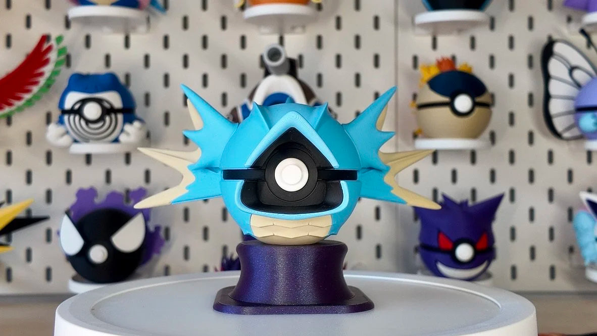 Pokémon-Inspired 3D Printed Poké Ball – Seadra