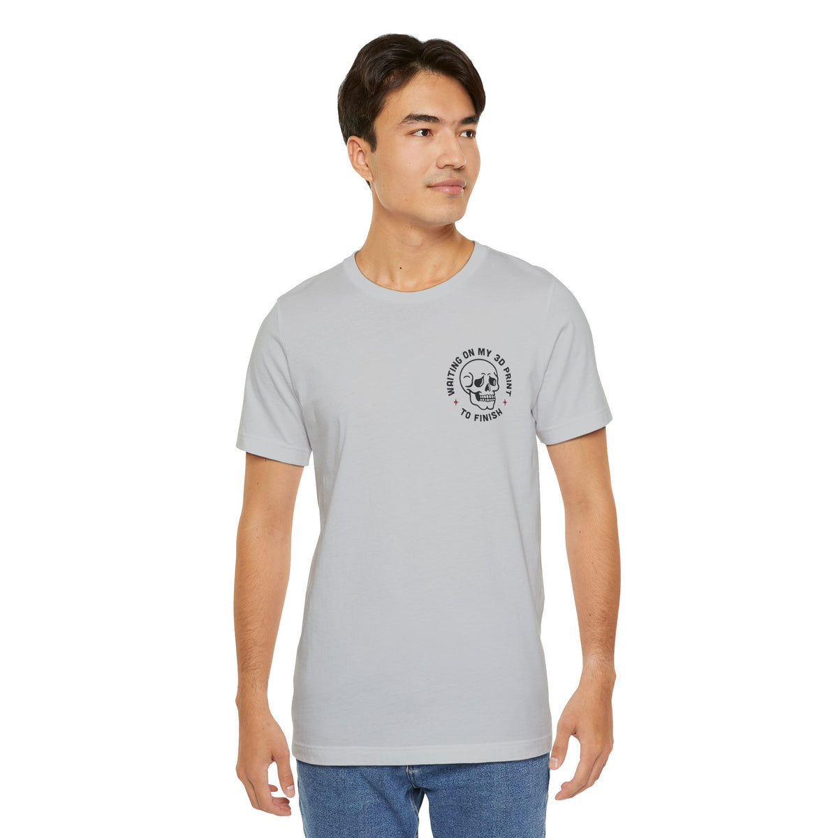 Waiting on My 3D Prints T-Shirt in Solid Athletic Grey – image 16 of 20