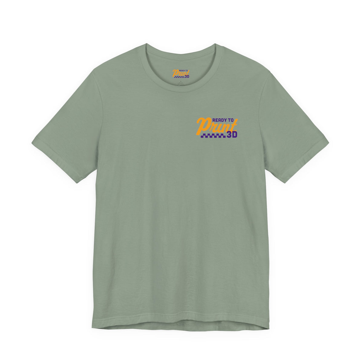 Ready to Print 3D & UV – Purple / Orange T-Shirt in Sage – image 14 of 20