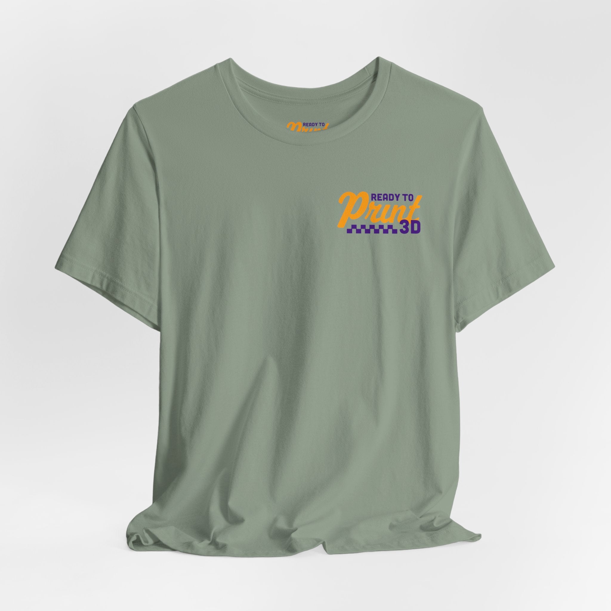 Ready to Print 3D & UV – Purple / Orange T-Shirt