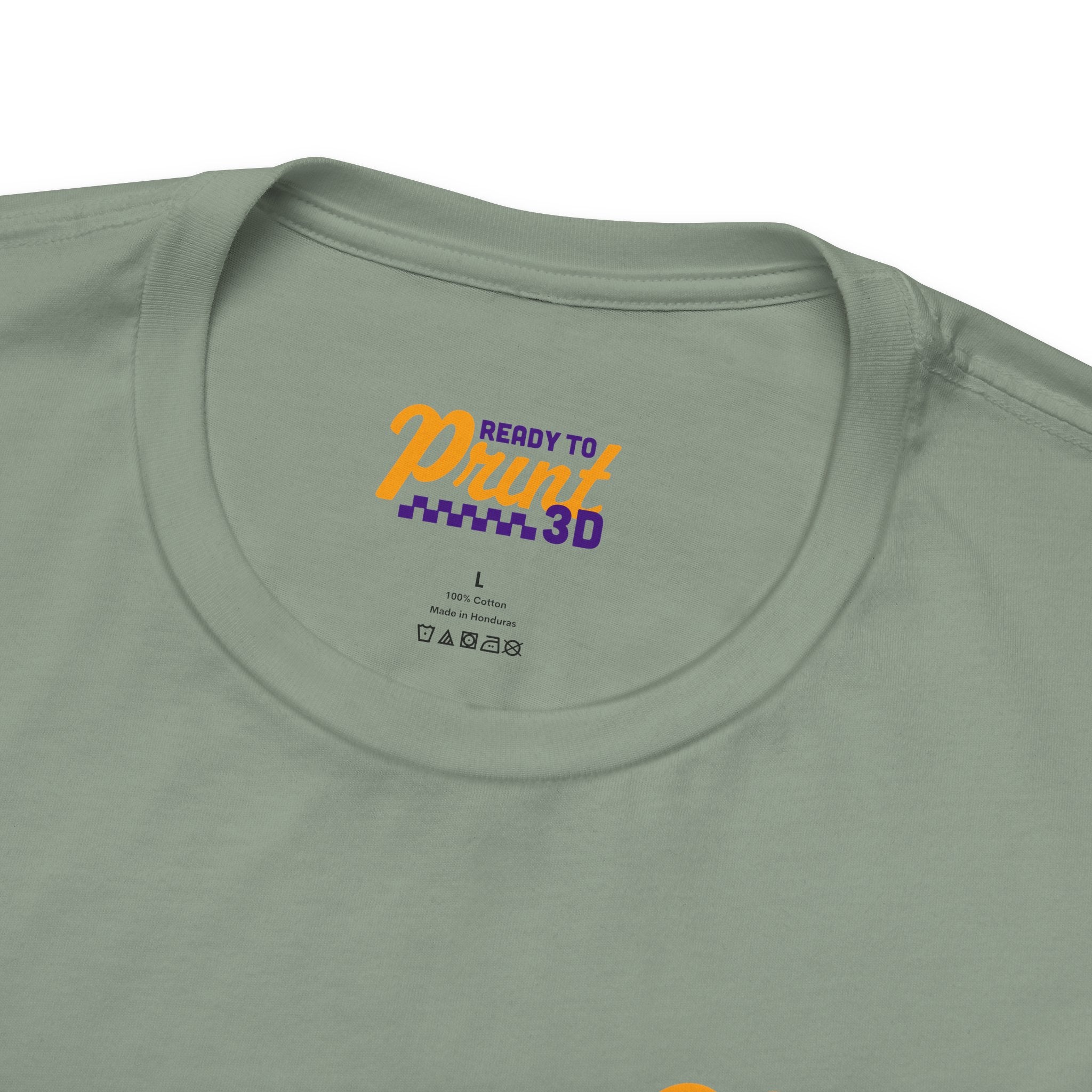 Ready to Print 3D & UV – Purple / Orange T-Shirt