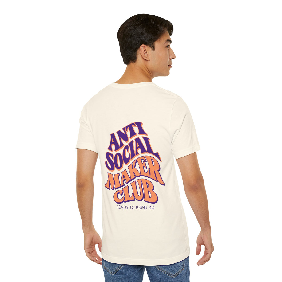 Anti Social Maker Club Tee in Natural – image 3 of 20
