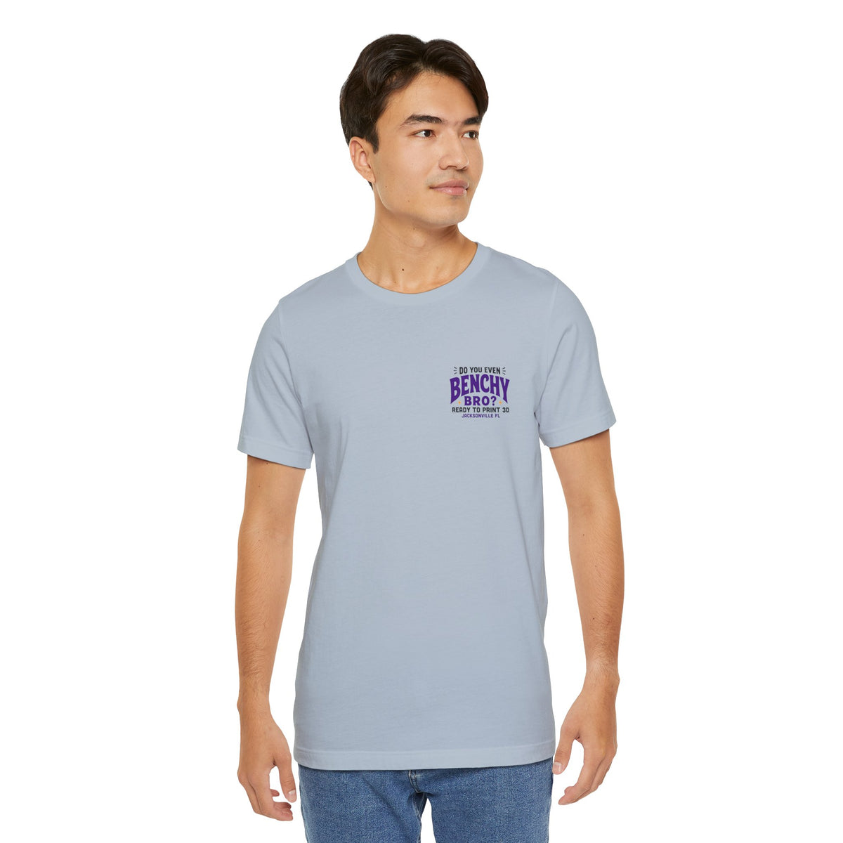 Do You Even Benchy Bro? 3D Printing T-Shirt in Light Blue – image 16 of 20