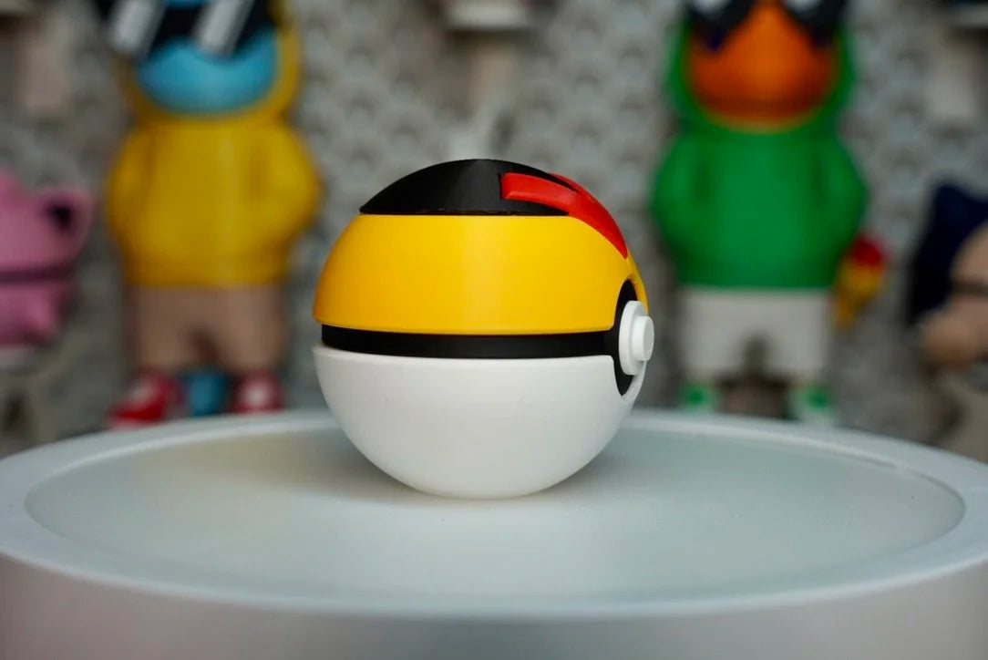 Level Ball Poké Ball Replica – 3D Printed Pokémon Collector’s Display Prop