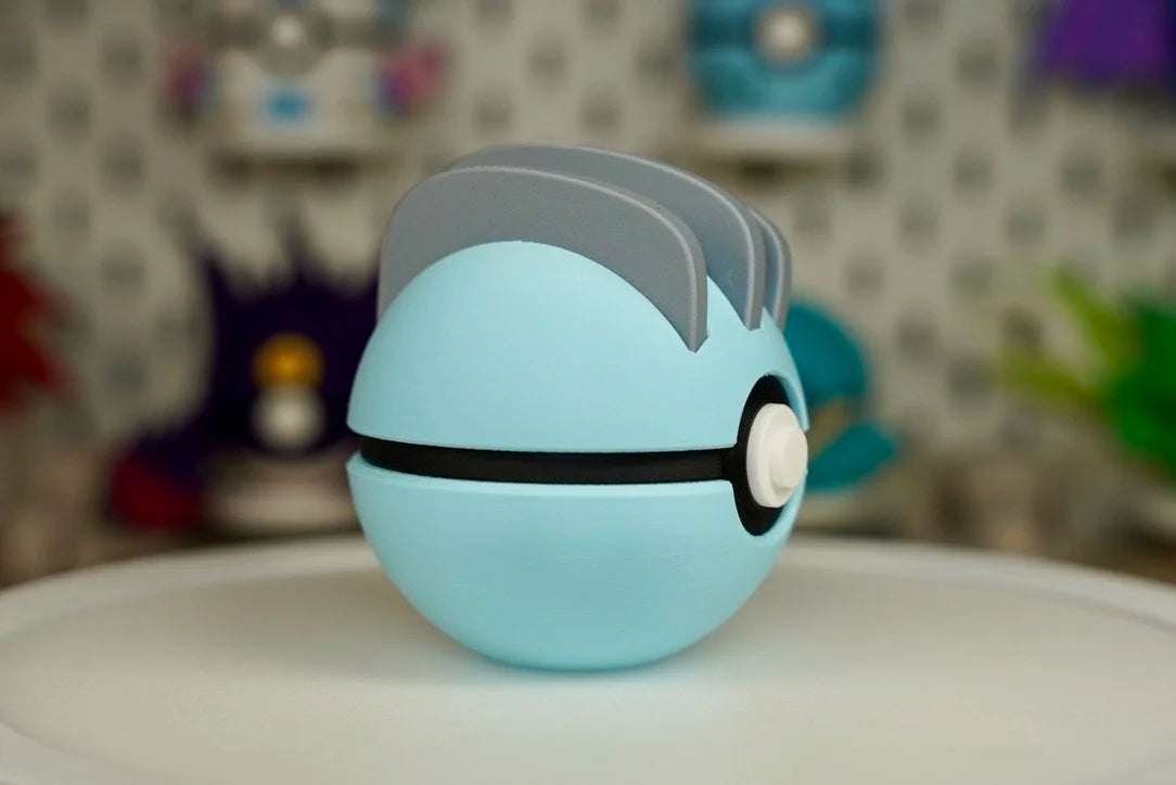 Pokémon-Inspired 3D Printed Poké Ball – Machop