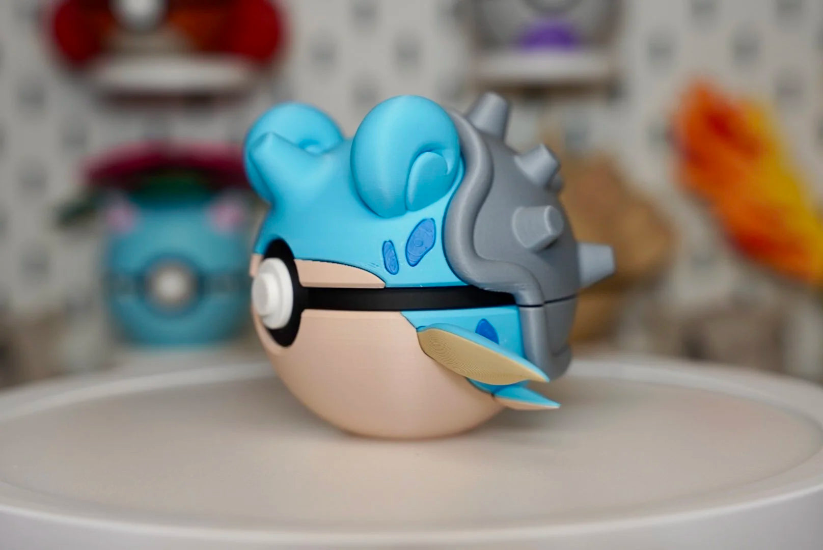 Lapras Poké Ball Replica – 3D Printed Pokémon Display Collectible