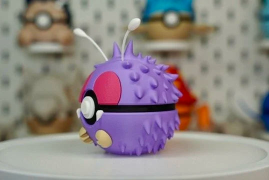 Pokémon-Inspired 3D Printed Poké Ball – Venonat
