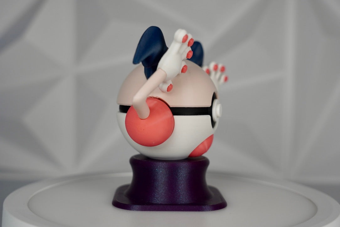 Pokémon-Inspired 3D Printed Poké Ball – Mr. Mime