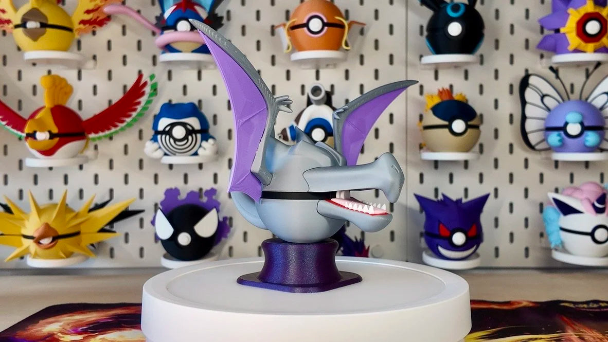 Aerodactyl Poké Ball – 3D Printed Pokemon Collectible Display