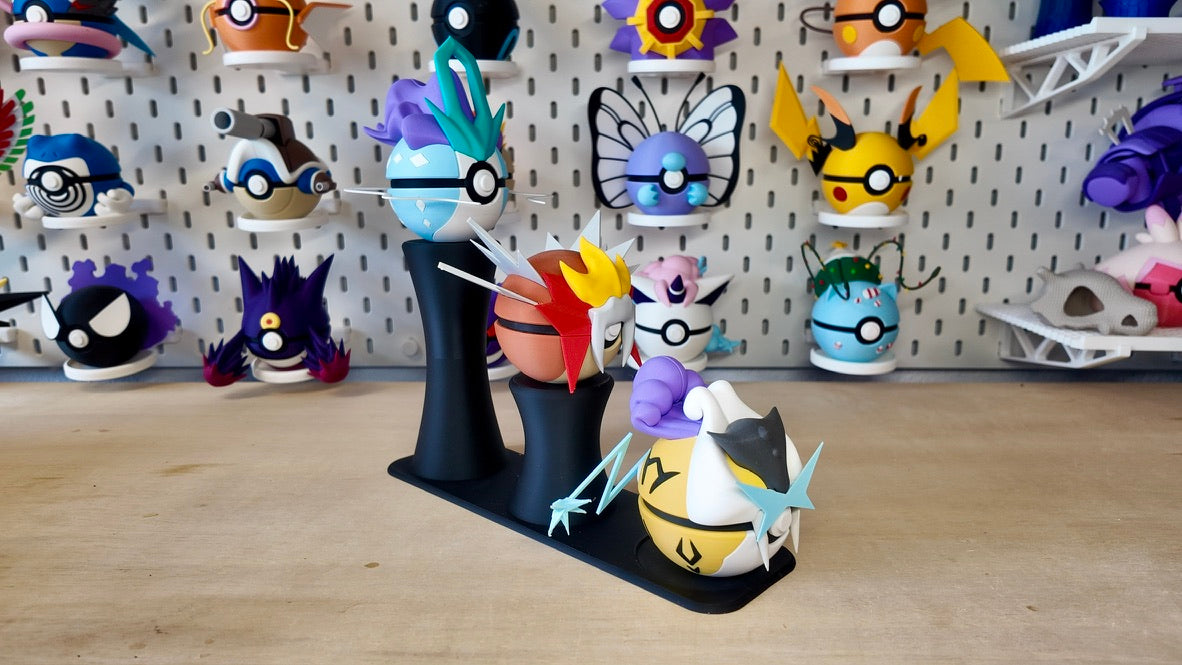 3-Tier Poké Ball Display Stand | 3D Printed Stand