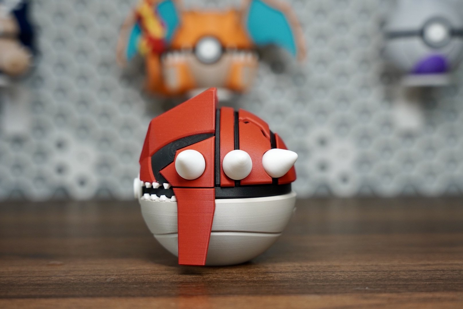 Pokémon-Inspired 3D Printed Poké Ball – Groudon