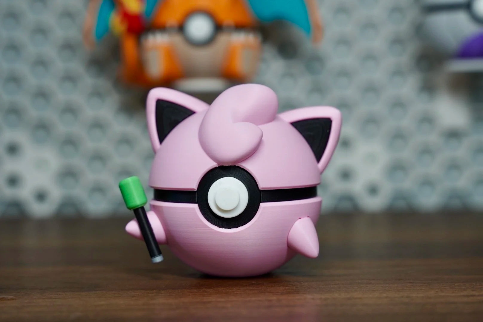 Pokémon-Inspired 3D Printed Poké Ball – Jigglypuff