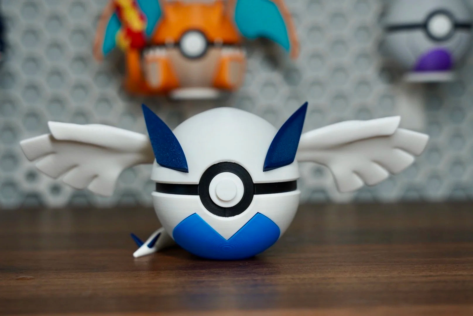 Pokémon-Inspired 3D Printed Poké Ball – Lugia