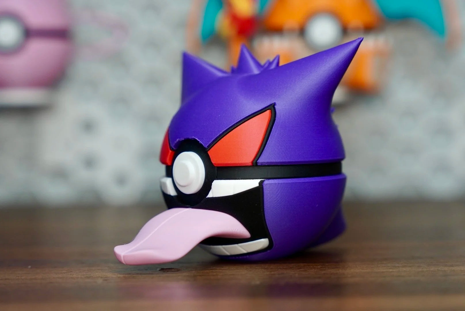Pokémon-Inspired 3D Printed Poké Ball – Gengar