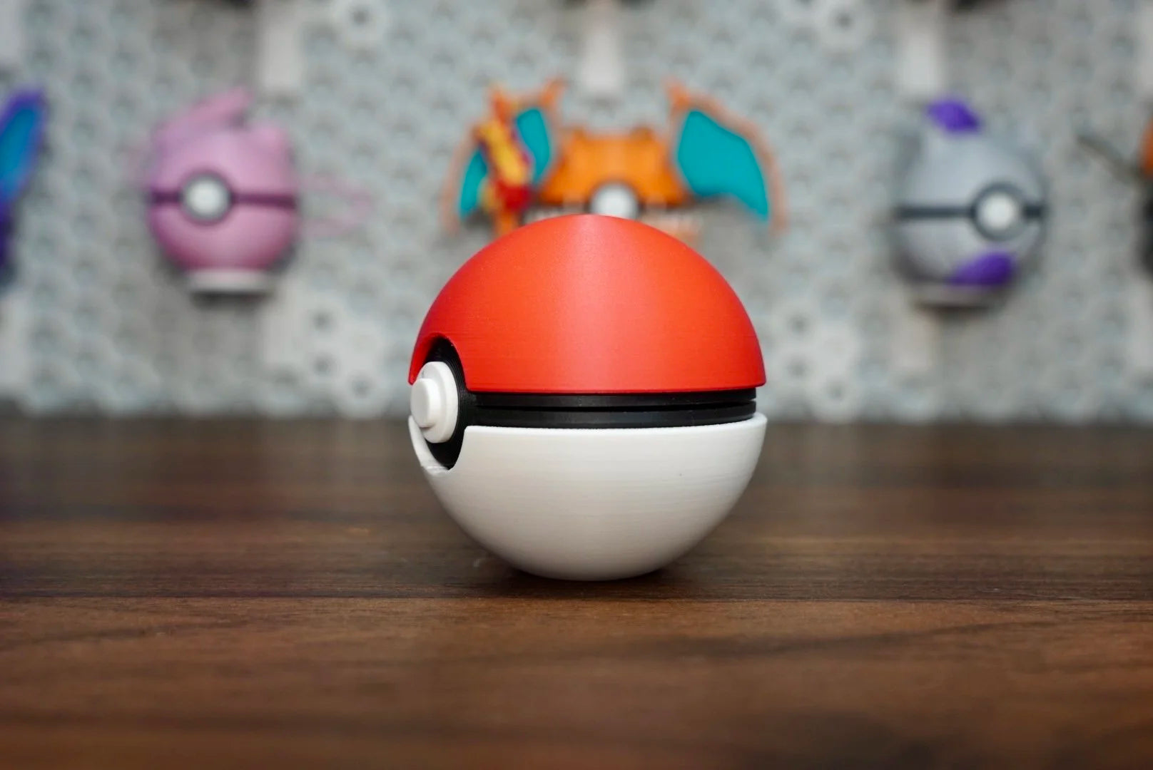 Poké Ball Replica – 3D Printed Pokémon Prop with Optional Opening Feature