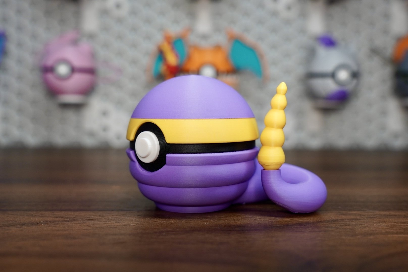 Pokémon-Inspired 3D Printed Poké Ball – Ekans